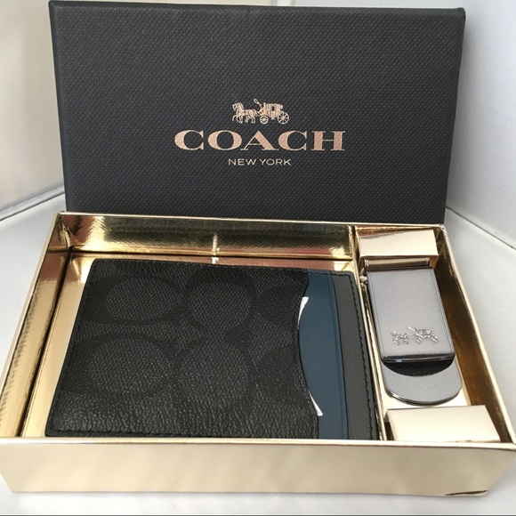 Coach Other - NWT Coach 3 In 1 Card Case & Money Clip F21372